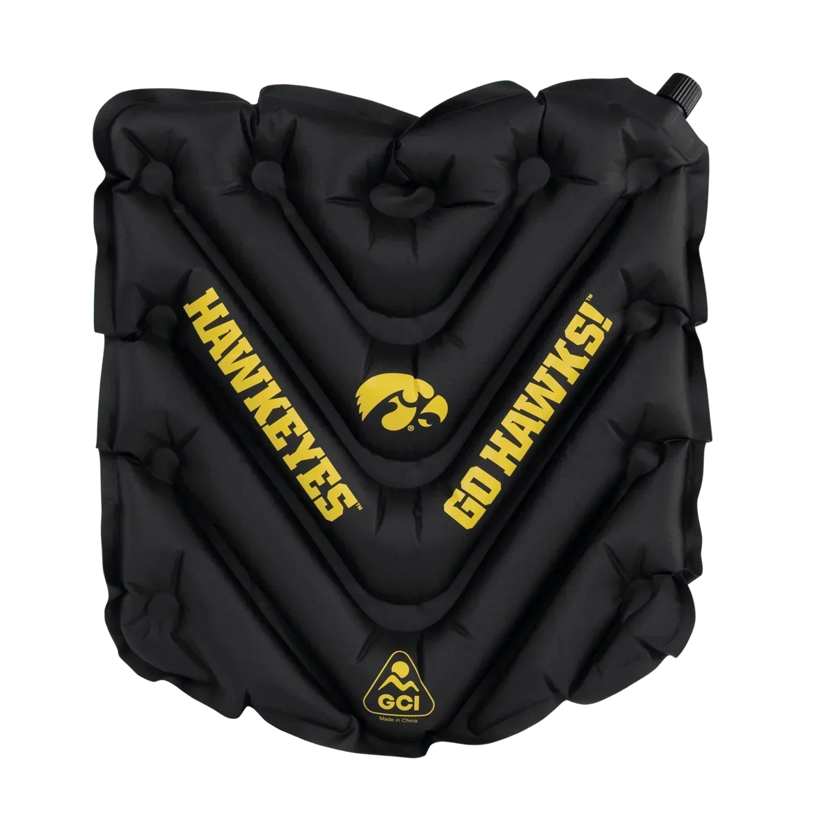 College V Seat™ Inflatable Stadium Cushion - Iowa Hawkeyes - Crowd Ready